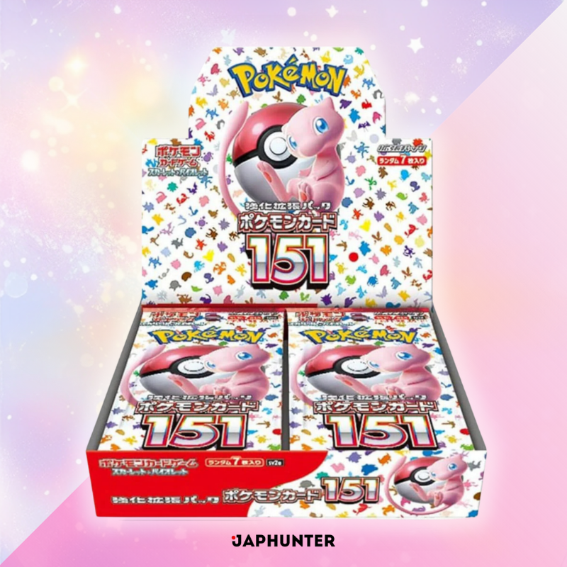 Pokémon 151 sv2a, sealed Japanese-edition booster box