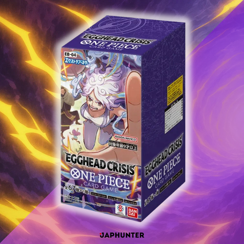 One Piece EB-04 Egghead Crisis, sealed Japanese-edition booster display