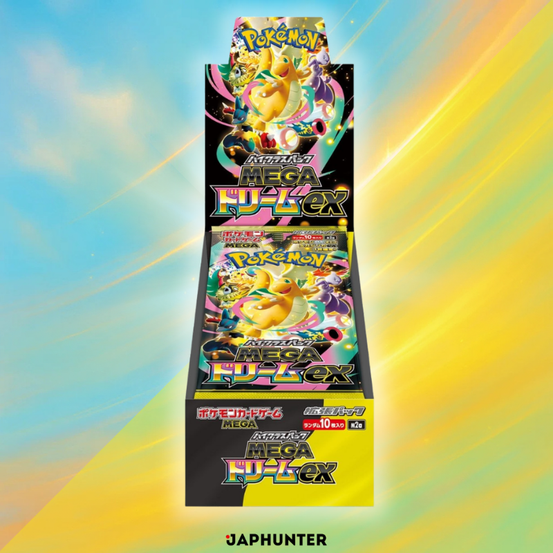 Pokémon Mega Dream M2a, sealed Japanese-edition booster display