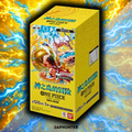 One Piece OP-15 Adventure on the Island of the Gods, sealed Japanese-edition booster display