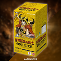 One Piece OP-17 The World's Strongest Warriors, sealed Japanese-edition booster display