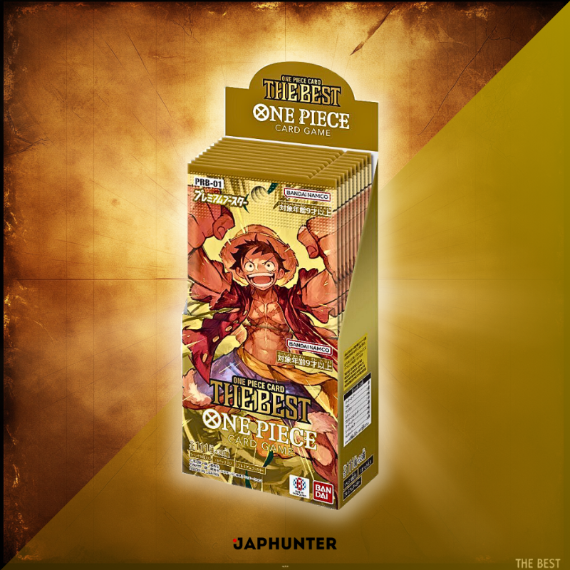 One Piece PRB-01 One Piece Card The Best, sealed Japanese-edition booster display