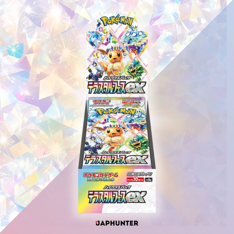 Pokémon Terastal Fest ex sv8a, sealed Japanese-edition booster box